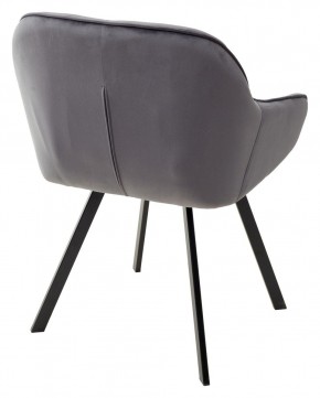 Стул GALE 360 град. поворот. BLUVEL-14 GREY, велюр/ черный каркас, М-City в Полевском - polevskoy.mebel24.online | фото 3