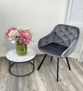 Стул GALE 360 град. поворот. BLUVEL-14 GREY, велюр/ черный каркас, М-City в Полевском - polevskoy.mebel24.online | фото 8