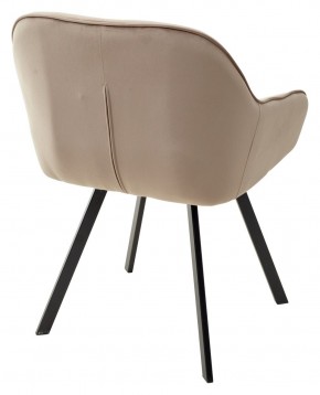 Стул GALE 360 град. поворот. BLUVEL-40 BEIGE, велюр/ черный каркас, М-City в Полевском - polevskoy.mebel24.online | фото 4