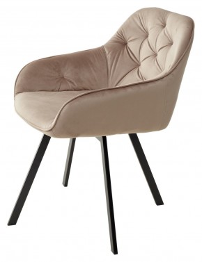 Стул GALE 360 град. поворот. BLUVEL-40 BEIGE, велюр/ черный каркас, М-City в Полевском - polevskoy.mebel24.online | фото 5