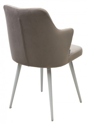 Стул HERMAN 360 град. ЛАТТЕ #25, велюр / белый каркас М-City в Полевском - polevskoy.mebel24.online | фото 5