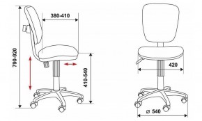 Стул компьютерный Бюрократ CH-204NX/26-28 черный в Полевском - polevskoy.mebel24.online | фото