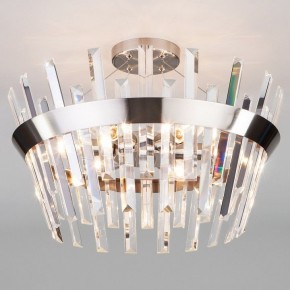 Светильник на штанге TK Lighting Steccato 10111/5 сатин-никель/прозрачный хрусталь Strotskis в Полевском - polevskoy.mebel24.online | фото 1