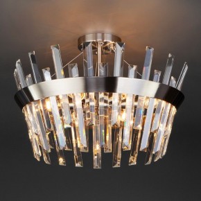 Светильник на штанге TK Lighting Steccato 10111/5 сатин-никель/прозрачный хрусталь Strotskis в Полевском - polevskoy.mebel24.online | фото 2