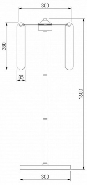 Торшер Eurosvet Claire 01171/3 золото в Полевском - polevskoy.mebel24.online | фото 3