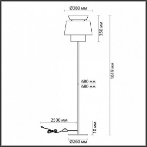 Торшер Odeon Light Kressa 4992/1F в Полевском - polevskoy.mebel24.online | фото 4