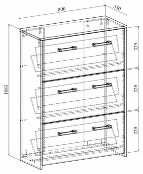 Тумба для обуви Агата АТ-1 в Полевском - polevskoy.mebel24.online | фото 4