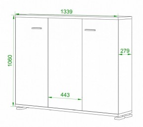 Тумба Домино нельсон ПУ-60-4 в Полевском - polevskoy.mebel24.online | фото 2