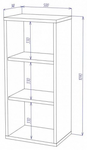 Тумба Домино СУ(ш1в1)+ФГ в Полевском - polevskoy.mebel24.online | фото 2