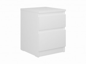 Тумба КАСТОР малая с двумя ящиками, цвет белый в Полевском - polevskoy.mebel24.online | фото
