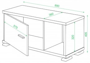 Тумба комбинированная СБ-30/1 в Полевском - polevskoy.mebel24.online | фото 2