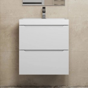 Тумба под раковину Uperwood Tanos 50 см, подвесная, белая матовая в Полевском - polevskoy.mebel24.online | фото 9