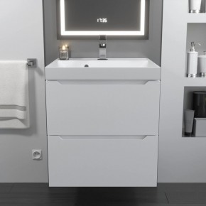 Тумба с раковиной Uperwood Tanos 50 см, подвесная, белая матовая в Полевском - polevskoy.mebel24.online | фото 10