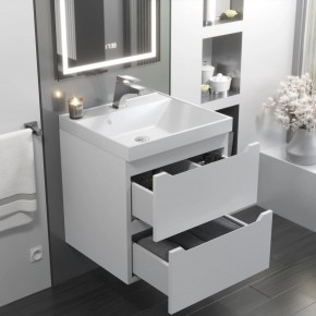 Тумба с раковиной Uperwood Tanos 50 см, подвесная, белая матовая в Полевском - polevskoy.mebel24.online | фото 11