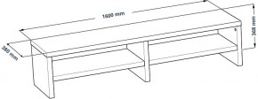 ТВ-тумба Энкель ТВ16, тамбурат, цвет дуб беленый в Полевском - polevskoy.mebel24.online | фото 3