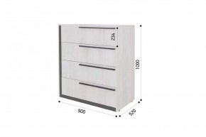 ВИНТЕР - 8 Комод 4 ящика в Полевском - polevskoy.mebel24.online | фото 4