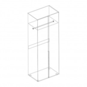 ВИТА Шкаф 2-ств для одежды в Полевском - polevskoy.mebel24.online | фото 2